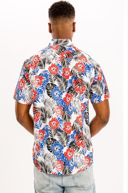 PRINT HAWAIIAN SHIRT