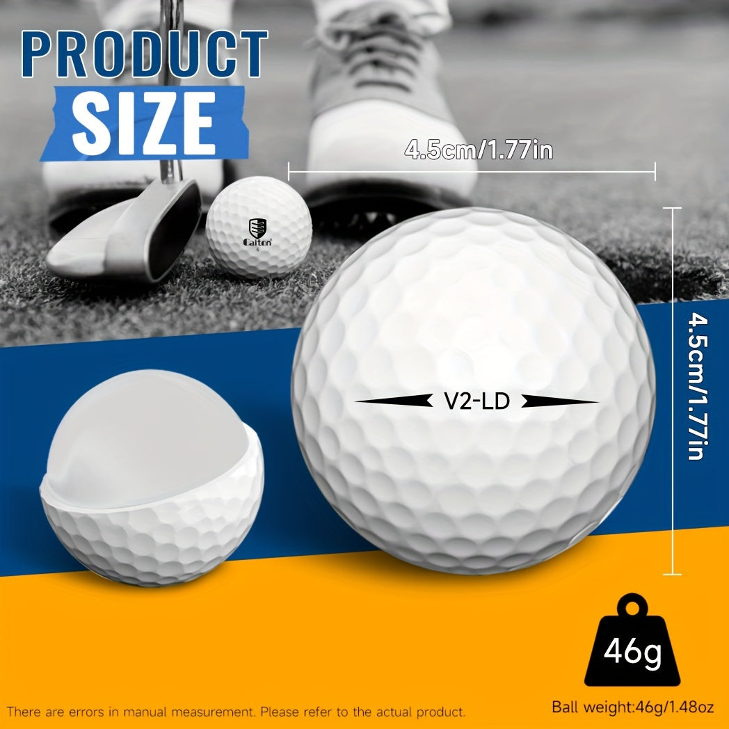 2-Ply Golf Balls with 332 Dimples (50pcs)-4