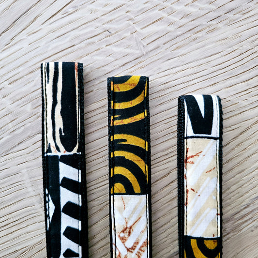 Set of 3 African Print Key Fobs | Wristlet | Key Holder-1