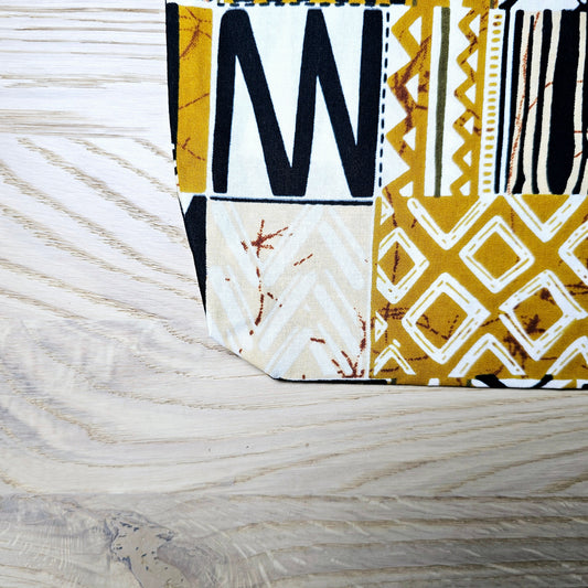 Handmade Tote Bag African Print | Beach Bag | Shopping Bag |-1