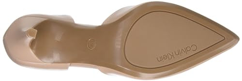 Calvin Klein Women's Gloria Pump, Barely Nude Patent, 9