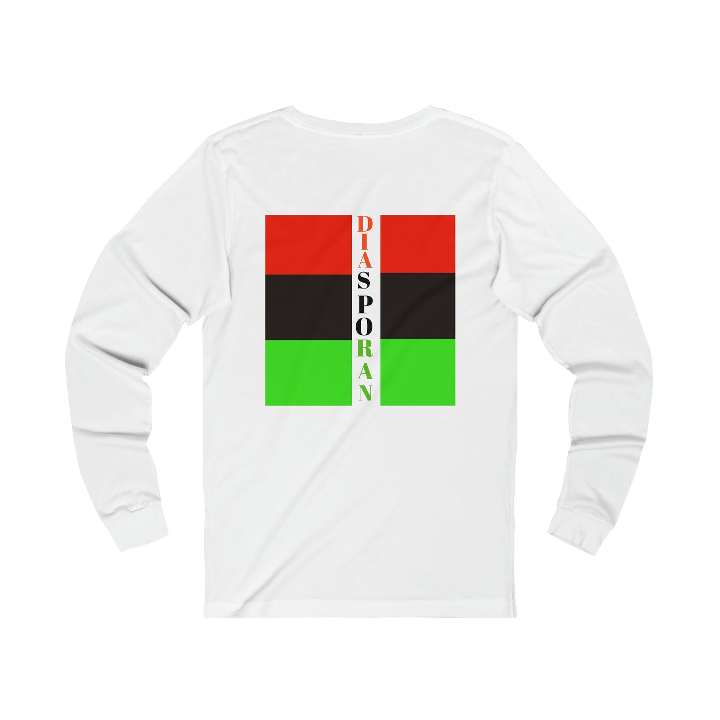 DIASPORANS Unisex Jersey Long Sleeve Tee by SobG Designs