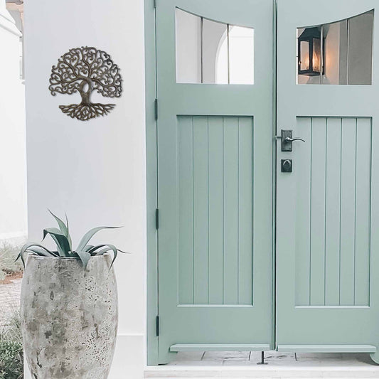 14 INCH TREE OF LIFE CURLY - CROIX DES BOUQUETS