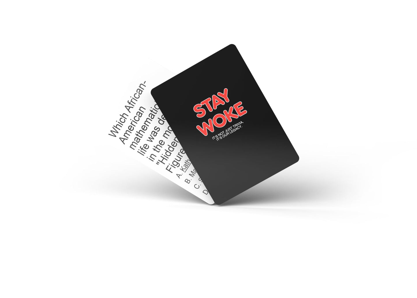 Kinfolk Stay Woke - A Trivia Black Card Game Celebrating Black Movies, Music, and Cultural Heritage - Engaging, Educational Entertainment for Groups, Embracing African-American Legacy with Fun.
