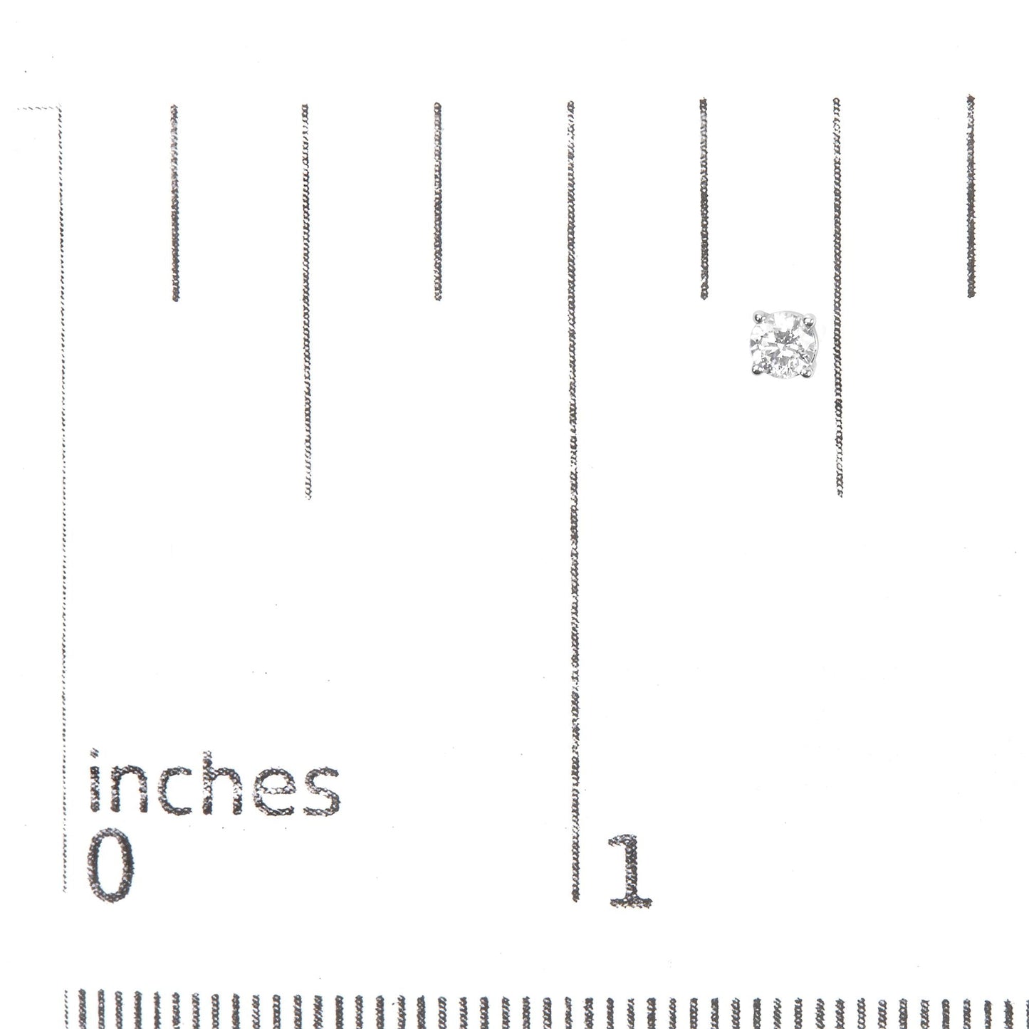 14K White Gold 1/3 Cttw Round Brilliant-Cut Near Colorless Diamond Classic 4-Prong Stud Earrings (J-K Color, I1-I2 Clarity)-4