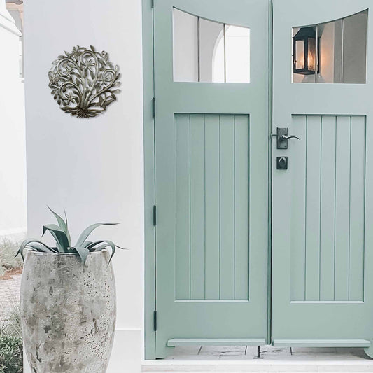 14 INCH TREE OF LIFE WITH BUTTERFLIES - CROIX DES BOUQUETS