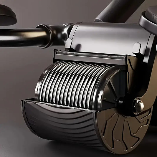 Automatic Rebound Abdominal Wheel with Elbow Pad-1