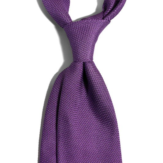 Light Purple Silk Grenadine Tie (Garza Fina)-1