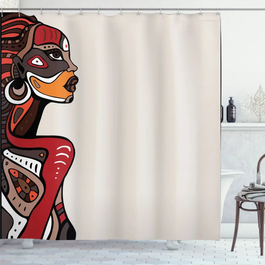 Avia Shower Curtain with Hooks Included