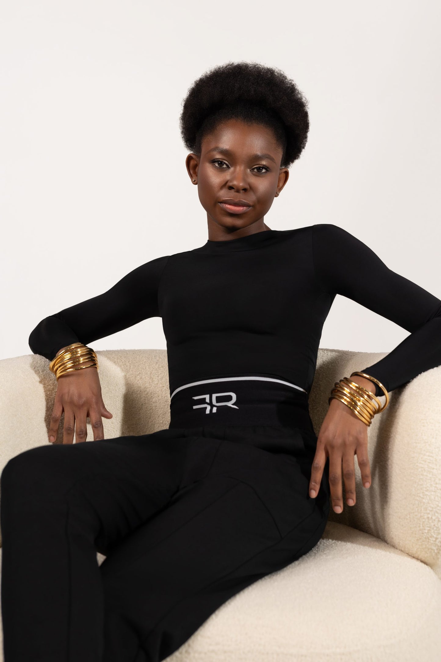 Wide-Leg Cotton-Blend Pants-7