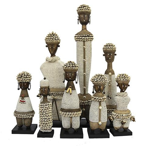 Beaded Namji Doll White Family 01-0