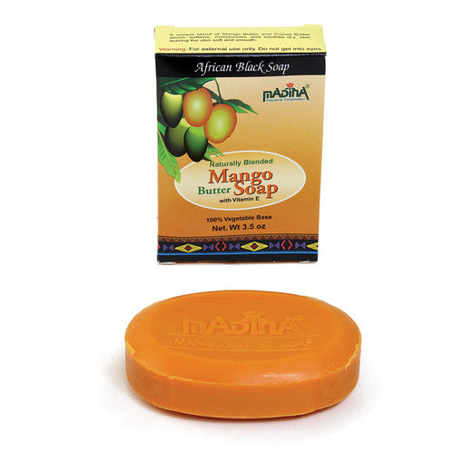 Madina: Mango Butter African Black Soap - 3½ oz.