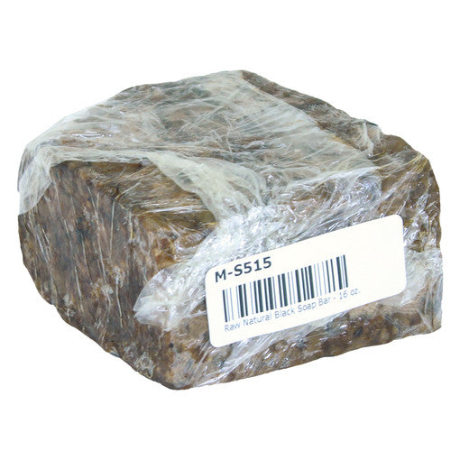 Raw Natural Black Soap Bar - 16 oz.