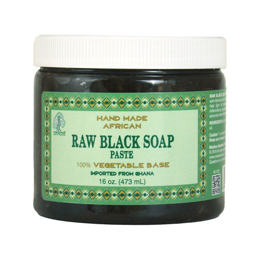 Ghanaian Raw Black Soap Paste - 16 oz.