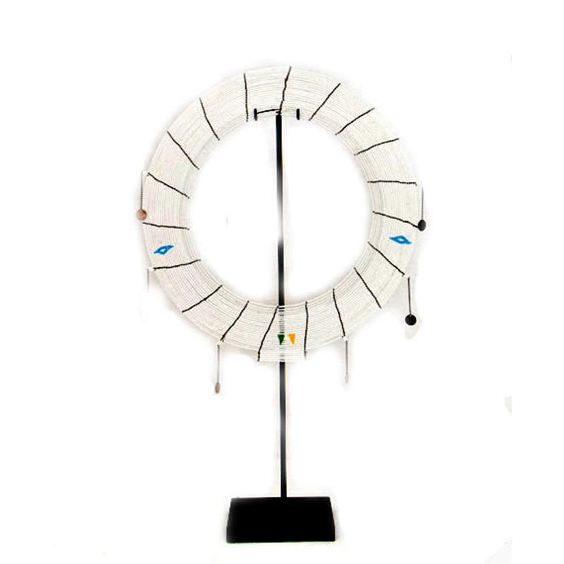 White Maasai Collar 09 | Handmade in Tanzania-1