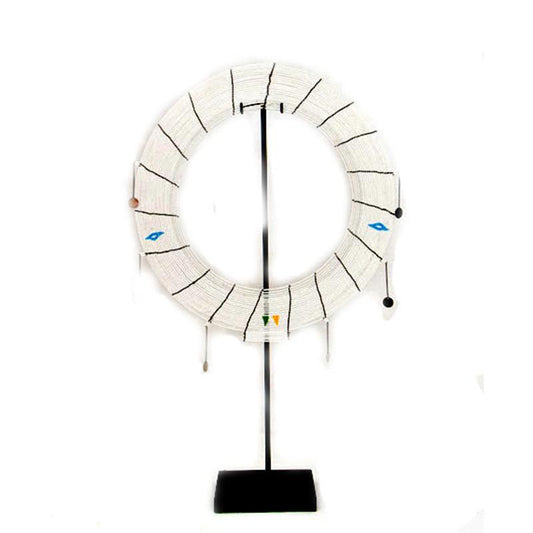 White Maasai Collar 09 | Handmade in Tanzania-1