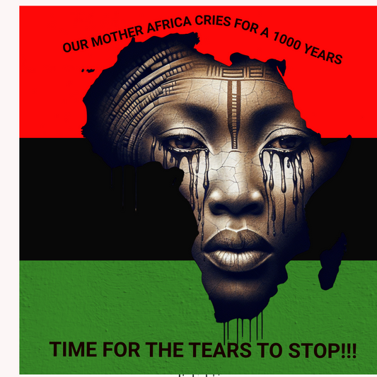 OUR MOTHER AFRICA Enamel Mug by SobG Designs