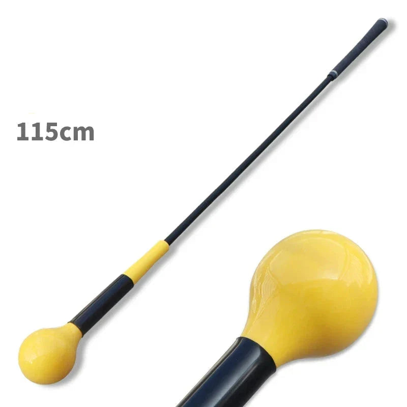 Golf Swing Practice Stick – (115CM, Yellow)-1