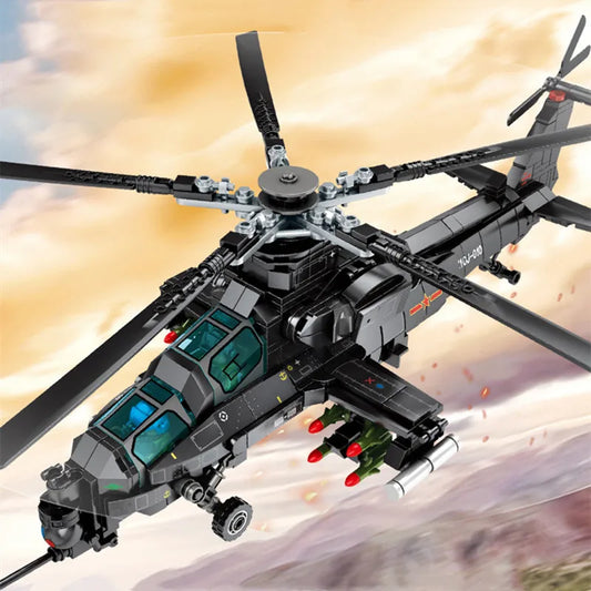 704PCS Military Helicopter Toy-1