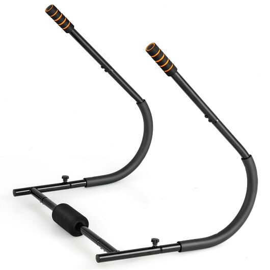 Fitness AB Trainer with Padded Head and Neck Support-Black-1