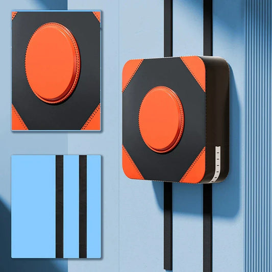 Faux Leather Wall-Mounted Boxing Pad-1