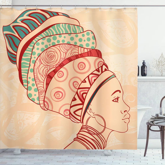 Shower Curtain with Hooks Included