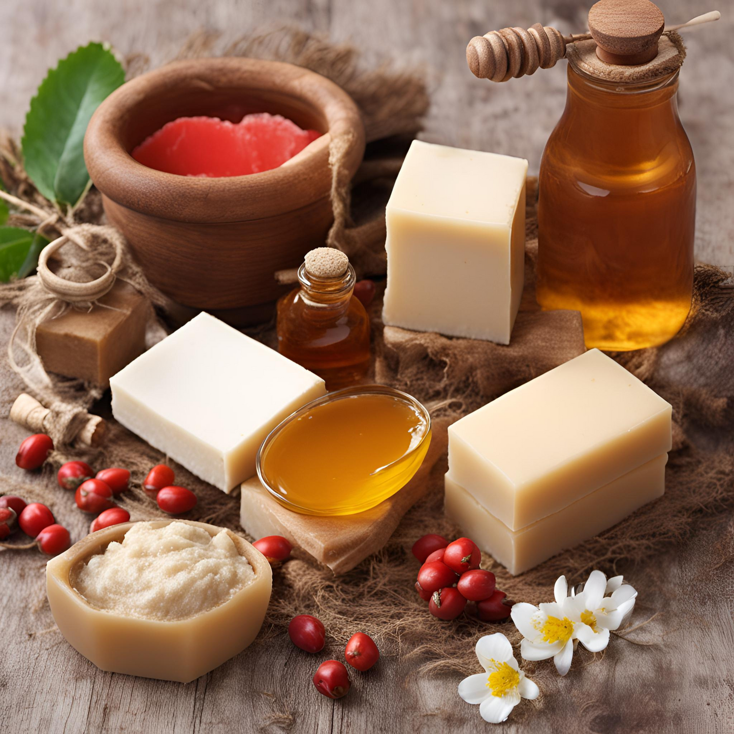 SobG Beauty Organic Soap Rose & Honey