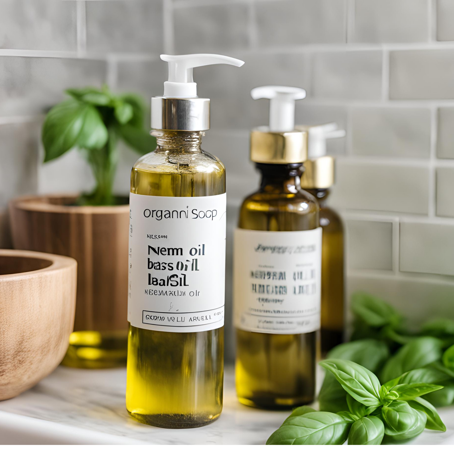 SobG Beauty Soap Organic Basil Bar