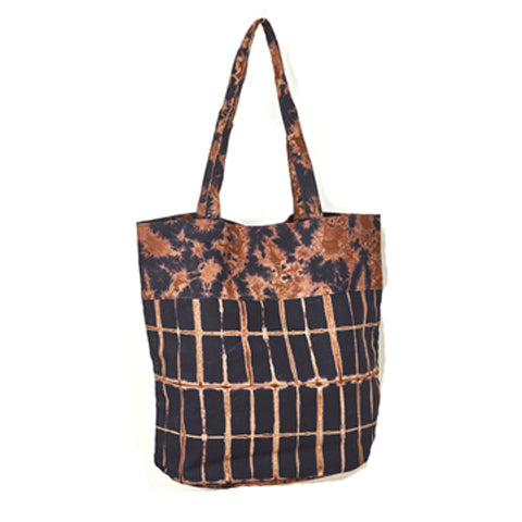 Tie Dye Tote Bag - Navy Blue-0
