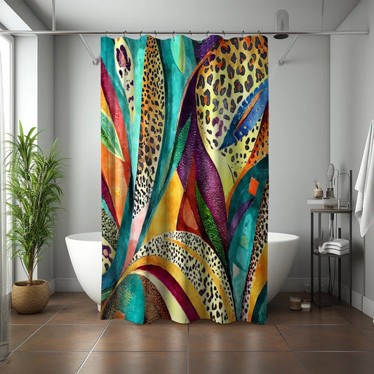 Zarlish Animal Print Shower Curtain