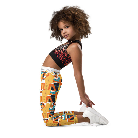 THE EGYPTIAN Kid's Leggings by SobG Designs