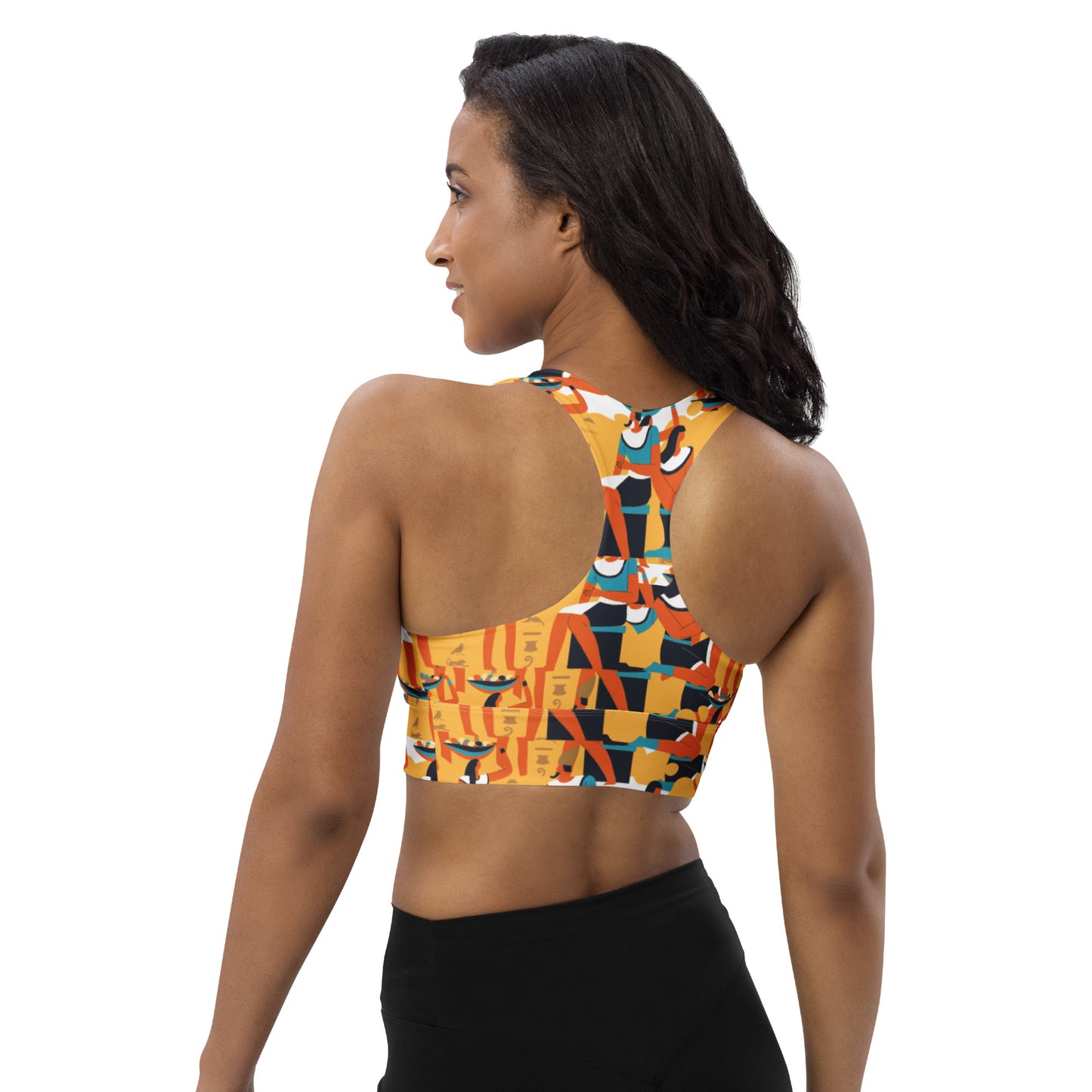 THE PHAROAH Longline Sports Bra by SobG Designs