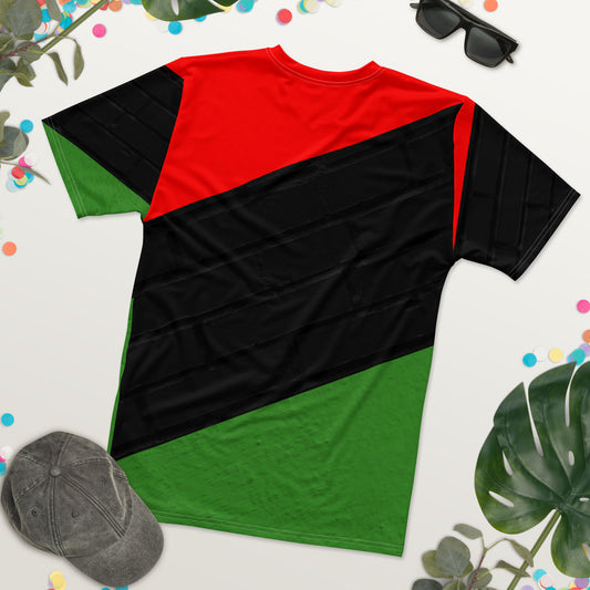 RED, BLACK, & GREEN Men's T-Shirt by SobG Designs