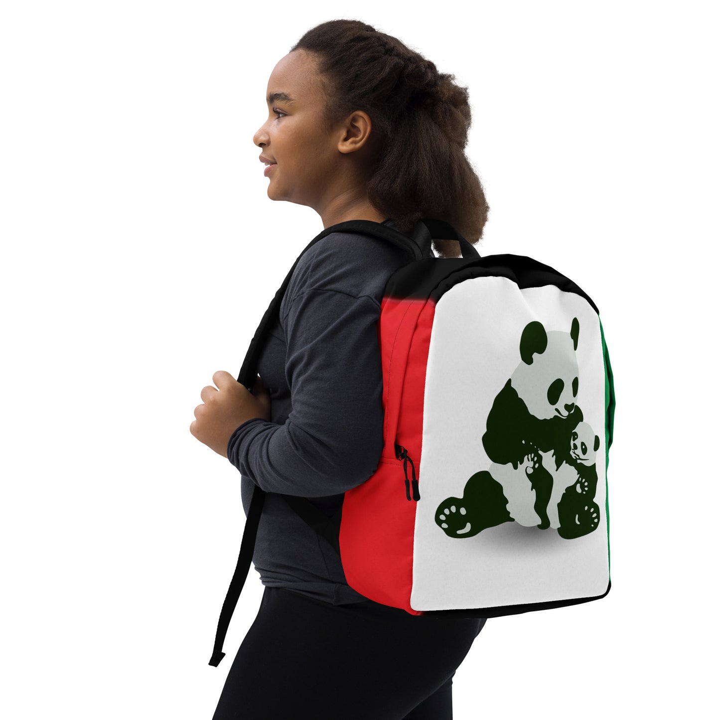 THE PANDA LOVE BACKPACK Minimalist Backpack by SobG Designs