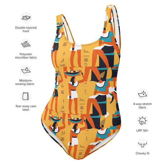 THE PHAROAH One-Piece Swimsuit by SobG Designs