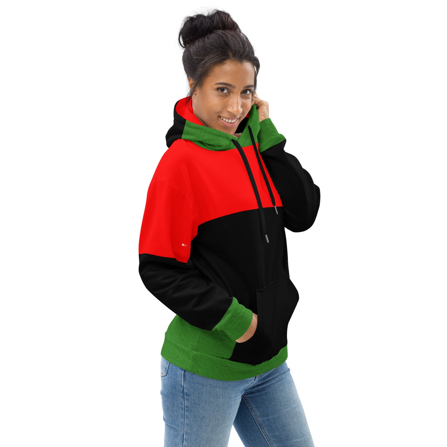 THE RED THE BLACK THE GREEN Unisex Hoodie by SobG Designs