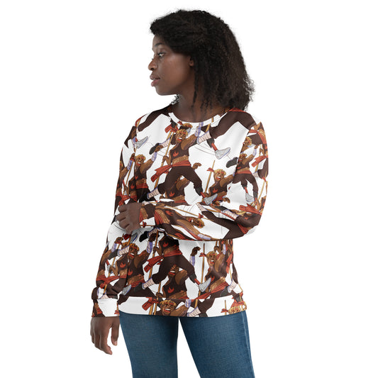 AFRICAN WARRIORS Unisex Sweatshirt by SobG Designs