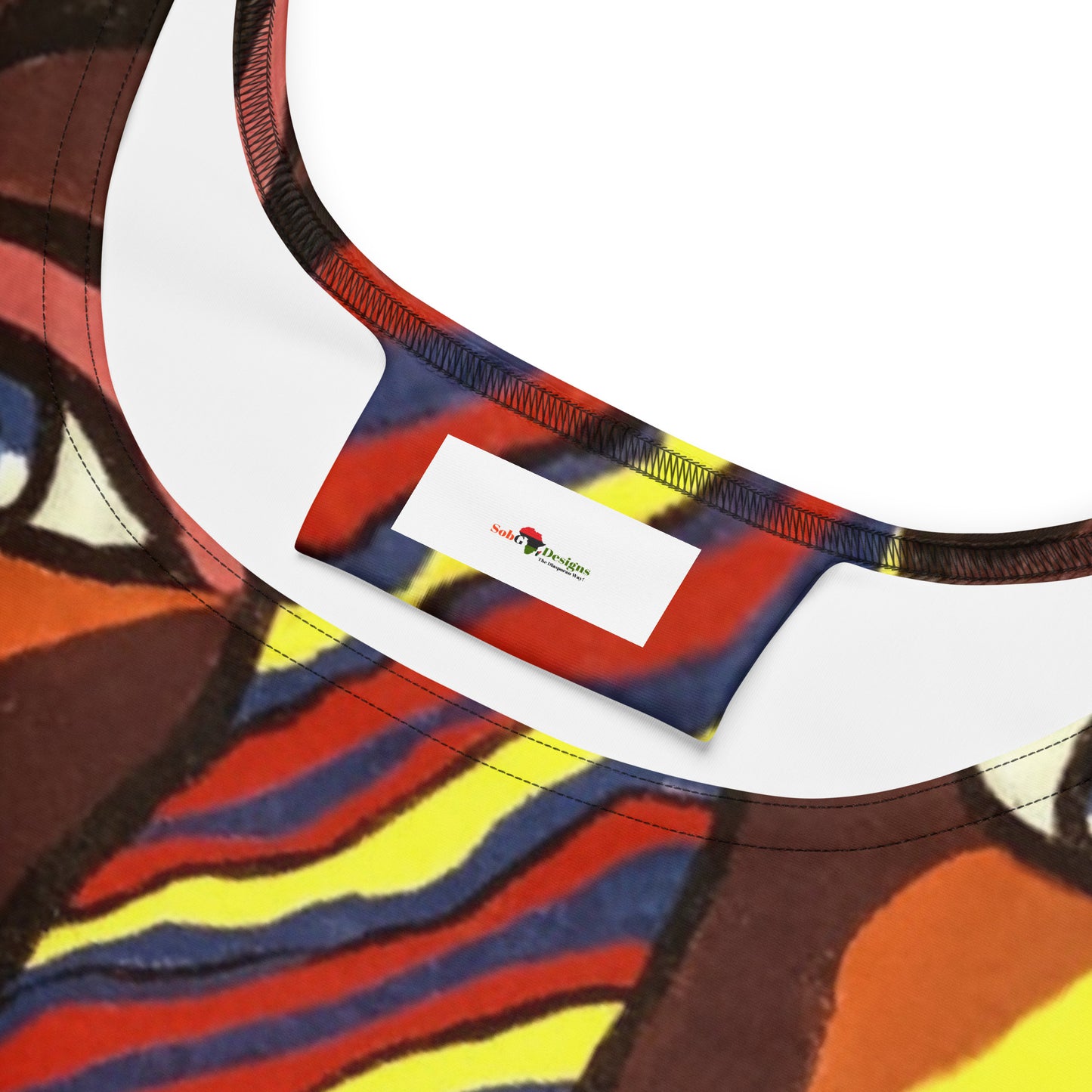 AFRICANA DESIGN Skater Dress by SobG Designs