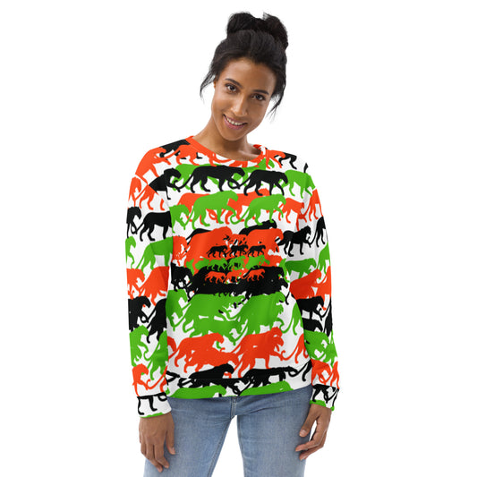 PANTHERS AMONGST US Unisex Sweatshirt by SobG Designs