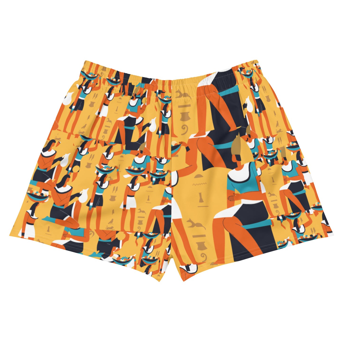 THE EGYPTIAN SHORTS Women’s Recycled Athletic Shorts by SobG Designs