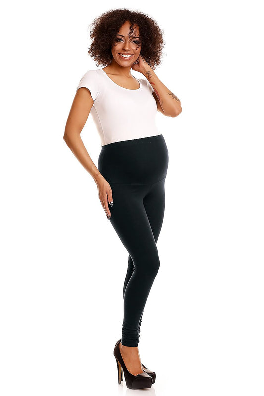 Maternity Leggings Black by Peekaboo