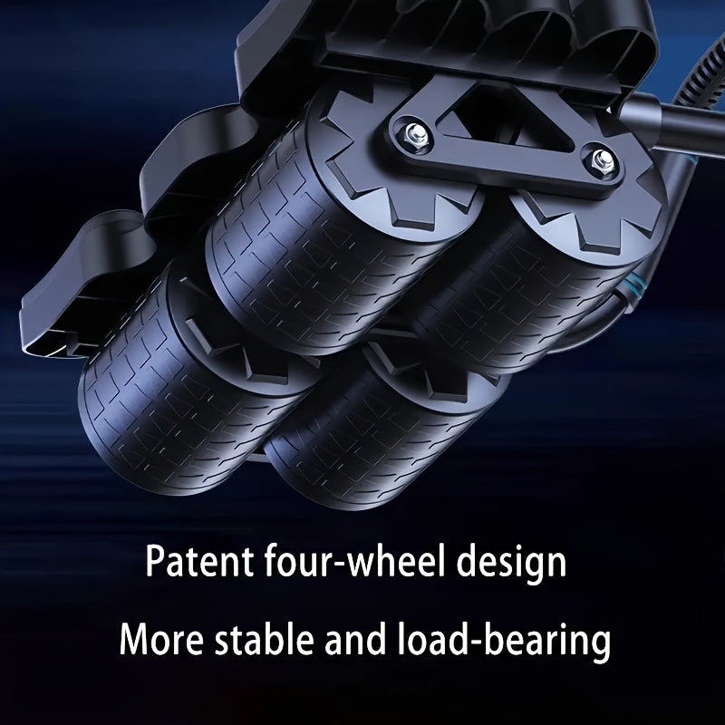 Automatic Rebound Ab Wheel with Mobile Holder-4