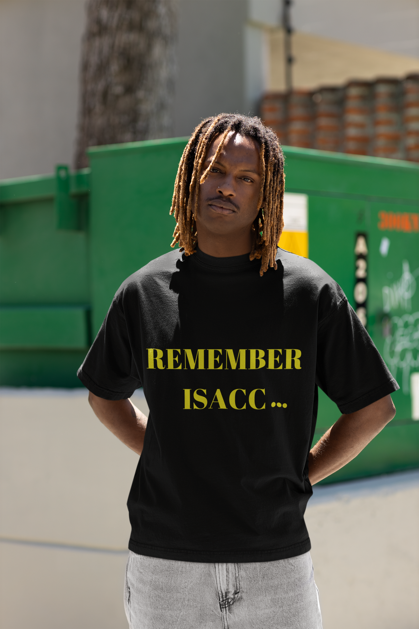 REMEMBER ISACC... Unisex Premium T-Shirt by SobG Designs