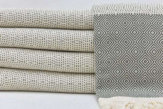 Hammam Towel | Beach Towel | Yoga Towel | 100x80cm made from 100% Turkish Cotton-1