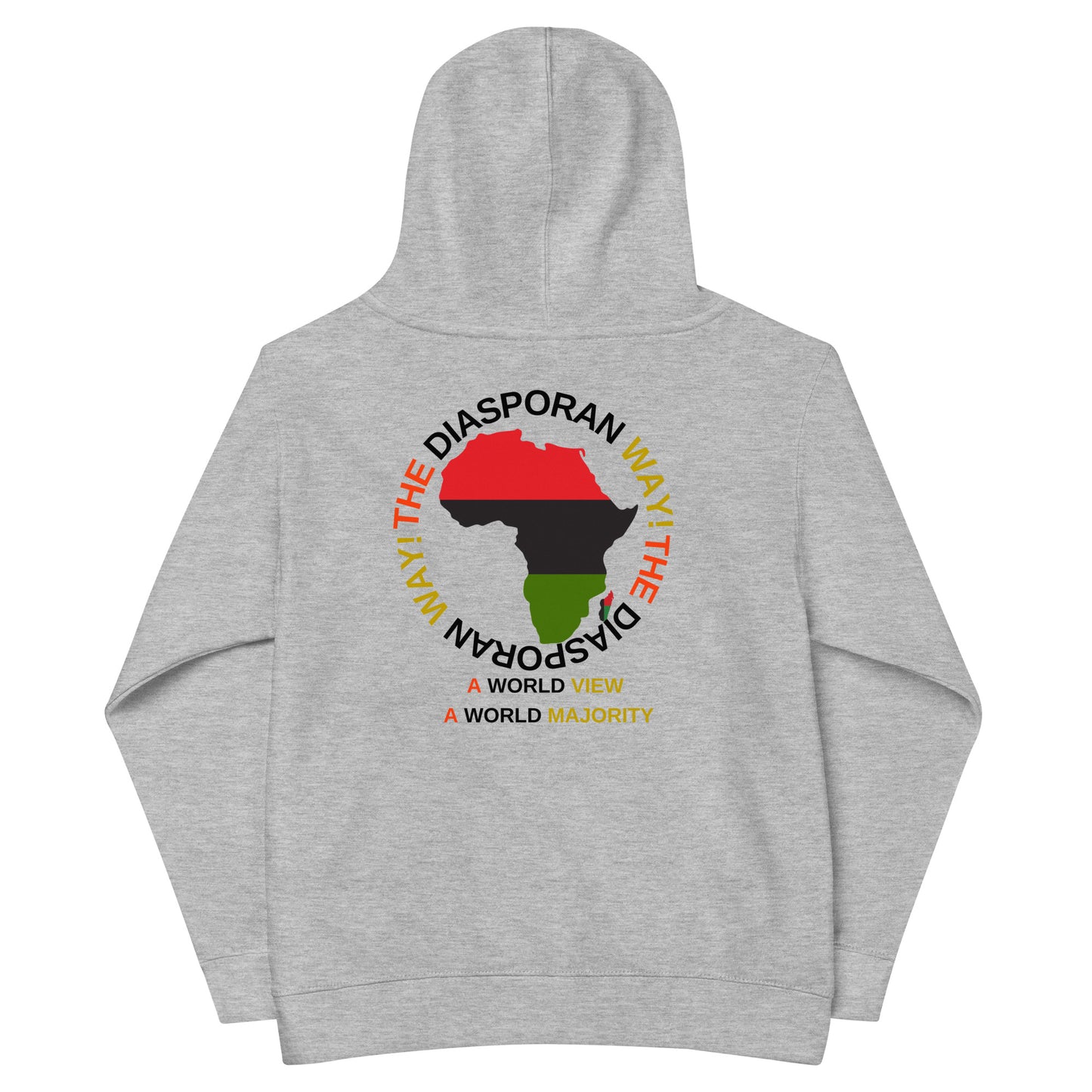 THE DIASPORAN WAY! Kids Fleece Hoodie by SobG Designs