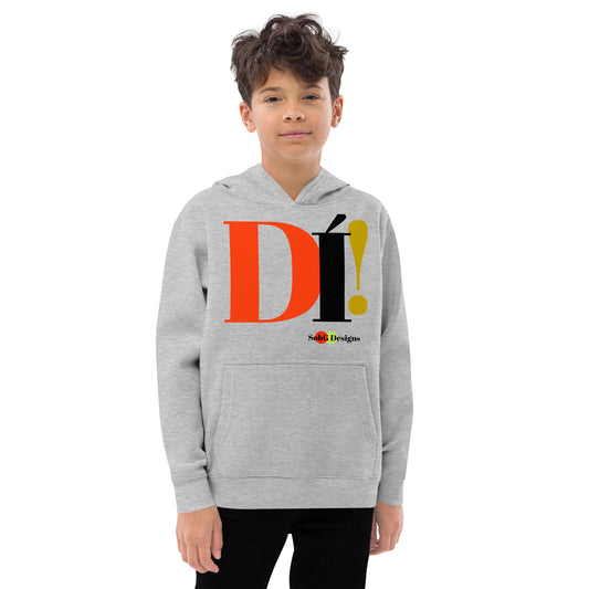 DI'! (The Yoruba) Kids Fleece Hoodie by SobG Designs