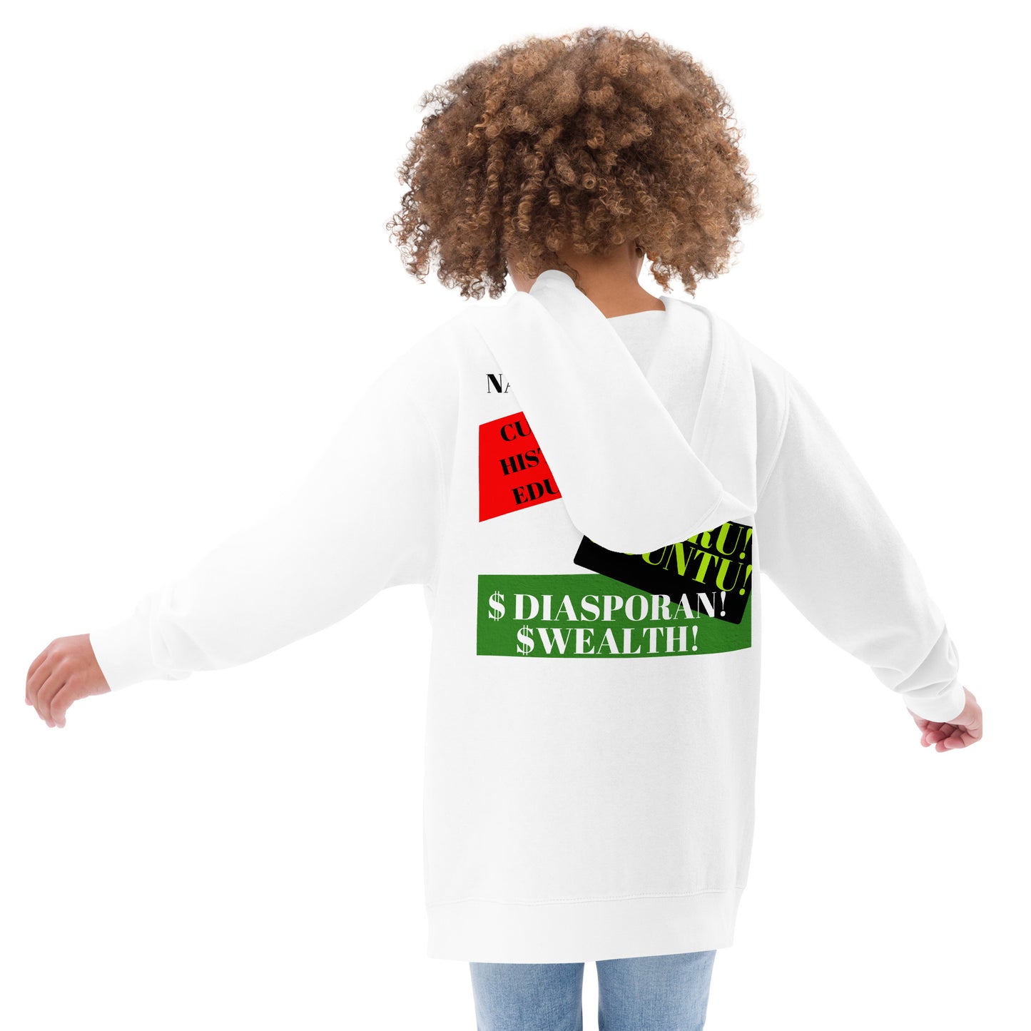 NATION BRICKS Kids Fleece Hoodie by SobG Designs