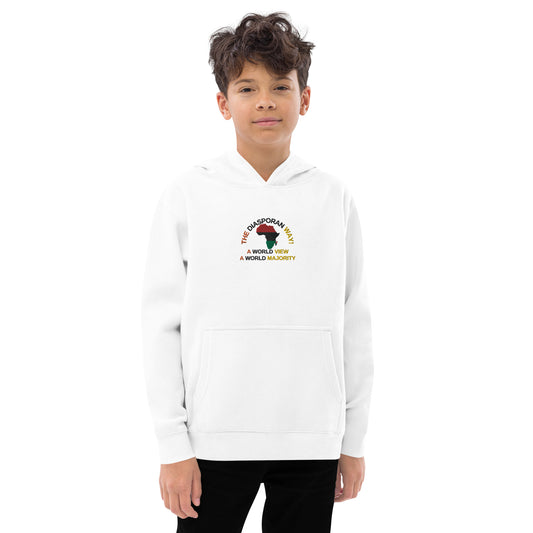 THE DIASPORAN WAY! Kids Fleece Hoodie by SobG Designs