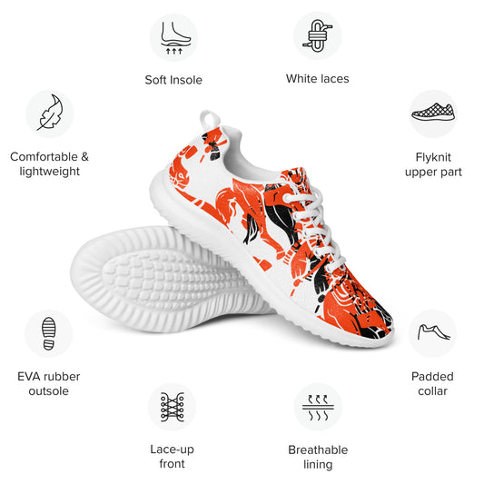 AFRICAN WARRIOR Men’s Athletic Shoes by SobG Designs