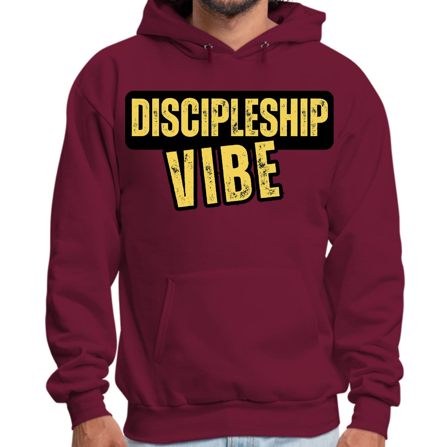 Mens Graphic Hoodie Discipleship Vibe-6